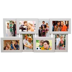 Porta Retrato Conjunto de Parede 10x15 - SC-08 Branco Menor preço em Porta Retrato Conjunto de Parede 10x15 - SC-08 Branco