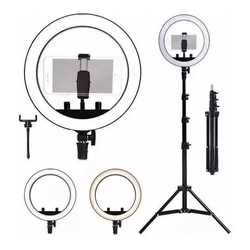Kit Completo Ring Light Profissional 26cm com Tripé Dimmer Youtuber Selfie gravações é boa?