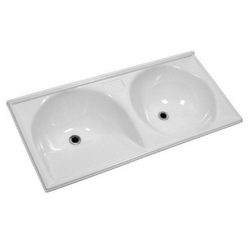 Tanque Duplo de Marmofibra 102x50CM Branco Decoralita é boa?