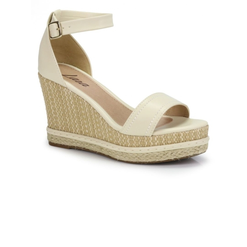 sandália anabela espadrille lara
