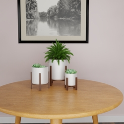 Vaso Cachepot Trio com suporte é boa?