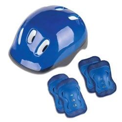 Kit Proteção Infantil Segurança Patins/ Skate/ Bike AZUL é boa?