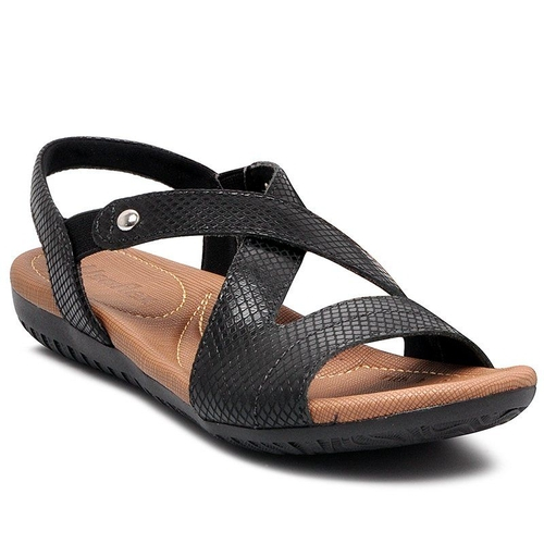sandalia rasteira feminina usaflex