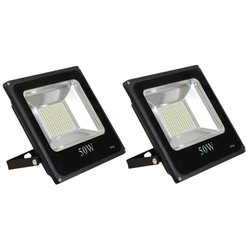 Refletor Led 50W Holofote Bivolt Prova D´água Branco Frio Kit 2 é ruim? Refletor Led 50W Holofote Bivolt Prova D´água Branco Frio Kit 2 é boa?