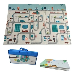 Tapete Atividades Infantil dobrável com Bolsa 1,5x2,0m Isolante Térmico IM43013 é boa?
