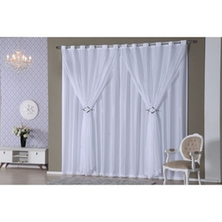Cortina Realeza Em Voil E Cetim Varão De 2 Metros P/ Sala Ou Quarto Para Janela Branco é ruim? Cortina Realeza Em Voil E Cetim Varão De 2 Metros P/ Sala Ou Quarto Para Janela Branco é boa?
