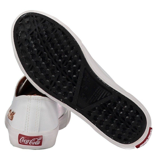 tênis coca cola basket floater low feminino branco