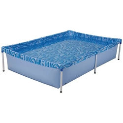 Piscina estrutural retangular Mor com capacidade de 1.000 litros é boa?