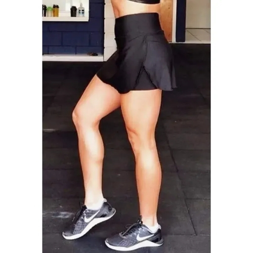 Short saia rodada fitness Clearance