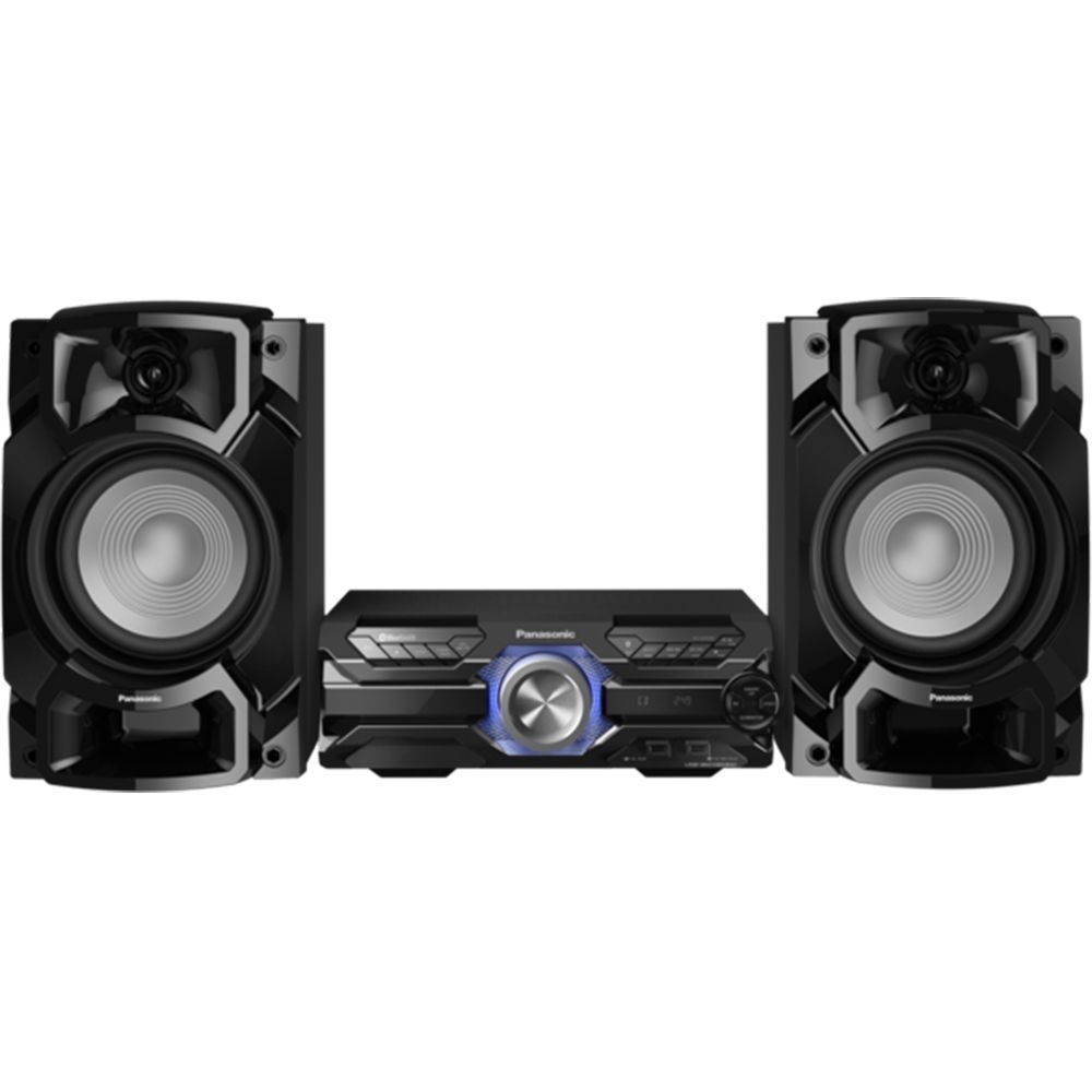 Mini System Panasonic 580W CD Bluetooth USB SC-AKX520LBK Bivolt Preto