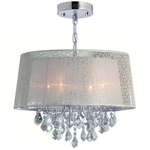 Pendente Montreal Circular 49x49x23cm Branco 4 Lamp E-14 Max. 60w Pendente Montreal Circular 49x49x23cm Branco 4 Lamp E-14 Max. 60w