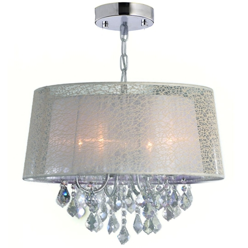 Pendente Montreal Circular 49x49x23cm Branco 4 Lamp E-14 Max. 60w Pendente Montreal Circular 49x49x23cm Branco 4 Lamp E-14 Max. 60w