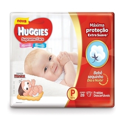 Fraldas Descartáveis Huggies Supreme Care Tamanho P - 28 Unidades é boa?