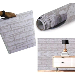 Papel de Parede Tijolo Pedra Branca Rustico Auto Adesivo Vinilico Lavavel (bsl-42079-1-B-1) é boa?