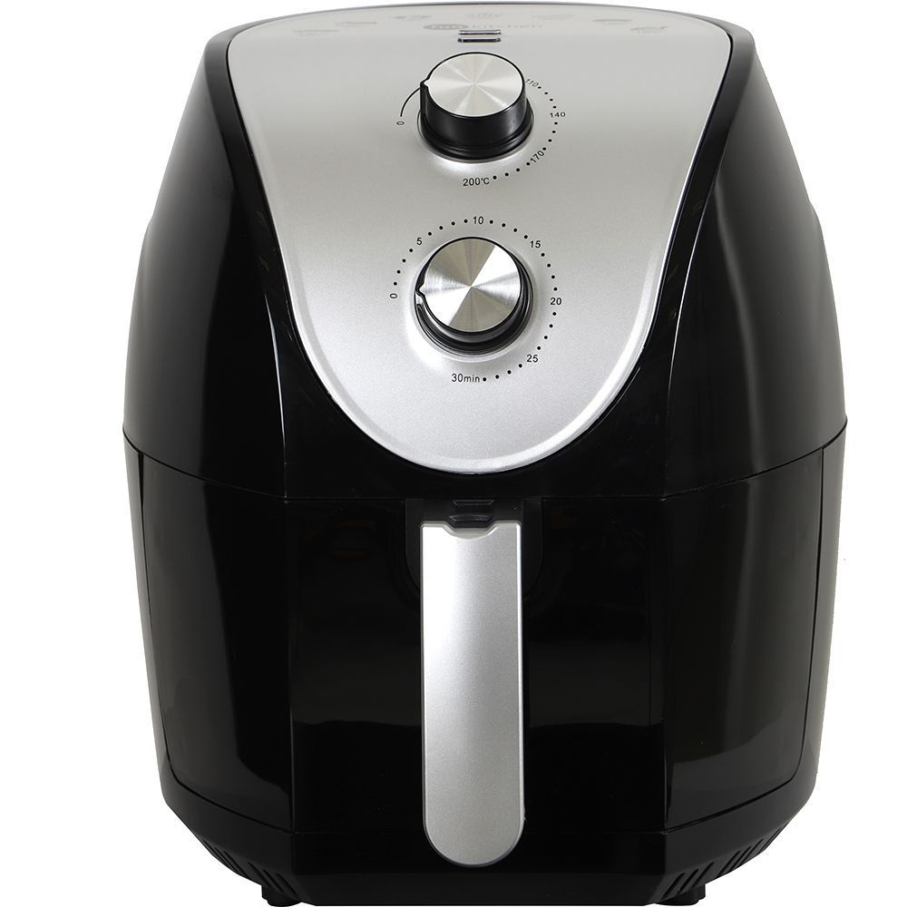 [Preto ou Vermelho] Fritadeira Elétrica sem Óleo Fun Kitchen SHFC041D 3.5L 1500W Preta - 220v