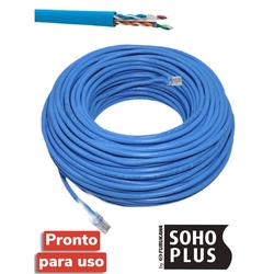 Cabo De Rede FURUKAWA 15 Metros 100% Cobre CAT6 Internet Pronto Pra Uso Menor preço em Cabo De Rede FURUKAWA 15 Metros 100% Cobre CAT6 Internet Pronto Pra Uso