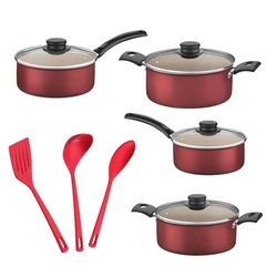 Kit Panelas Tramontina Turim 4 Peças + Conjunto Utensilios Utilita 3 Peças é boa?