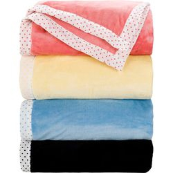 Cobertor Queen Flannel Colors com Borda Poá em Percal - Casa e Conforto é boa?
