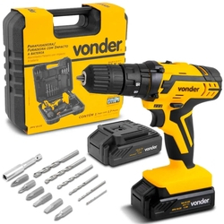 Menor preço em Furadeira Parafusadeira Vonder PFV 012I Mandril 3/8 Polegadas Bivolt Bateria Recarregável