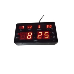Menor preço em Relógio Parede Mesa Led Digital Calendário Termômetro Le2115
