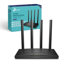 Roteador TP-Link Archer C6 V3.20 AC1200 Mbps Mesh Wireless MU-MIMO Gigabit Dual-Band 4 Antenas Menor preço em Roteador TP-Link Archer C6 V3.20 AC1200 Mbps Mesh Wireless MU-MIMO Gigabit Dual-Band 4 Antenas
