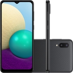 Foto 1 - Smartphone Samsung Galaxy A02 32GB 4G Wi-Fi Tela 6.5'' Dual Chip 2GB RAM Câmera Dupla + Selfie 5MP - Preto