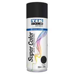 Tinta Spray Tekbond Alta Temperatura Preto Fosco 350ml é boa?