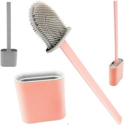 Escova Sanitária De Limpar Vaso Privada Plástico/Silicone é boa?