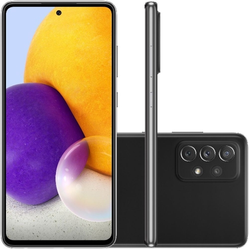 Smartphone Samsung Galaxy A72 128GB Tela 6.7'' Dual Chip 6GB RAM Câmera Quádrupla