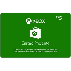 Gift Card Digital Xbox Cartão Presente R$5 é boa?
