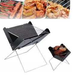 Churrasqueira Portatil A Carvao Dobravel Camping Praia Slim Completa é boa?