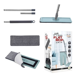 Mop Flat Rodo Esfregão Com Balde 1 Refil Brinde Lançamento é boa?