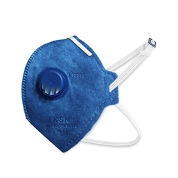 Kit 10 Máscaras N95 PFF2 Com Válvula Selo INMETRO Marca KSN Azul EPI Descartável é boa?