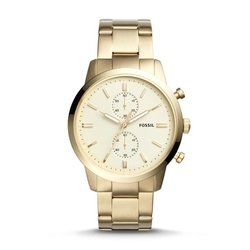 Relógio Fossil Masculino Ref: Fs5348/4dn Cronografo Dourado é boa?