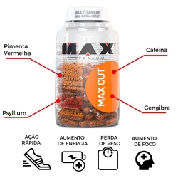 Max CUT Termogênico Cafeína+ Psyllium+ Gengibre+ Pimenta Vermelha é boa?