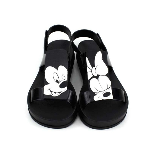 sandalia zaxy mickey preta