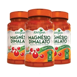 3 Magnésio Dimalato 550mg - 60 Capsulas Cada Pote Katigua é ruim? 3 Magnésio Dimalato 550mg - 60 Capsulas Cada Pote Katigua é boa?