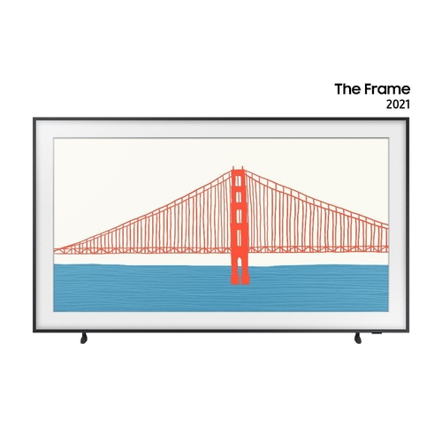 Samsung Smart TV 55" QLED 4K The Frame 2021 55LS03A Design Slim Suporte de Parede Slim Incluso Única Conexão Molduras customizáveis Modo Arte