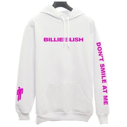 billie eilish dont smile at me moletom com capuz