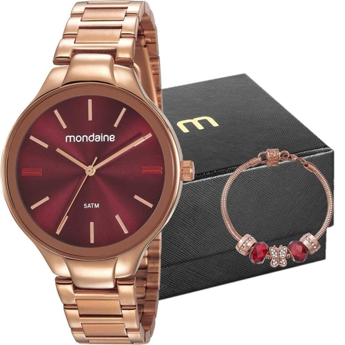 relogio feminino mondaine shoptime