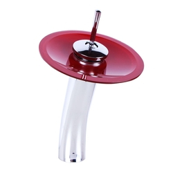 Torneira Cascata Banheiro Misturador Monocomando Vermelho Lavabo Menor preço em Torneira Cascata Banheiro Misturador Monocomando Vermelho Lavabo