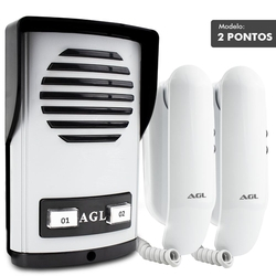 Kit Interfone Porteiro Coletivo AGL 2 Pontos com 2 Monofones é boa?