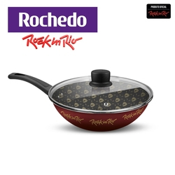Frigideira Antiaderente Wok Rochedo Rock In Rio 28cm é boa?