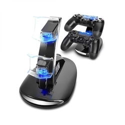 Base Carregador Duplo Suporte Controle Playstation 4 Ps4 Menor preço em Base Carregador Duplo Suporte Controle Playstation 4 Ps4