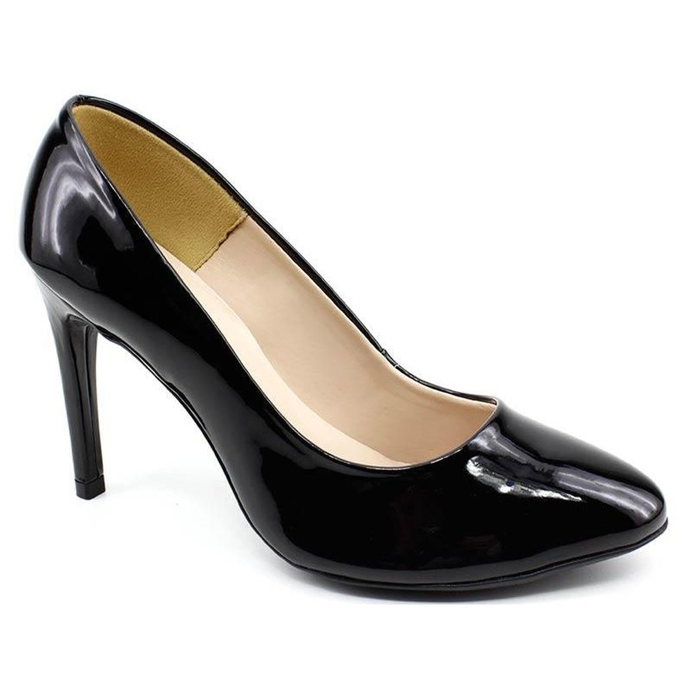 scarpin mixage verniz preto