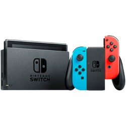 Console Nintendo Switch 32gb Hac-001-01 1 Controle Joy-con Vermelho E Azul Nintendo Menor preço em Console Nintendo Switch 32gb Hac-001-01 1 Controle Joy-con Vermelho E Azul Nintendo