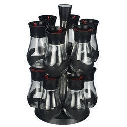 Porta Condimentos Temperos em Inox e Vidro Preto e Vermelho é boa?