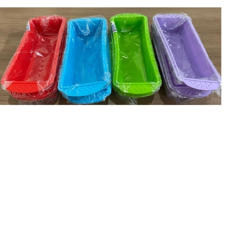 Forma de Silicone Para Pão Bolo Inglês Pudim Torta 13x25x7Cm no Shoptime