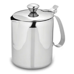 Leiteira Aço Inox 600ml Linha Classic Com Alça E Tampa
