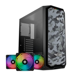 Kit Gabinete Pichau Gadit X RTB + Kit Ventoinhas Wave RGB 3x + Controladora é boa?